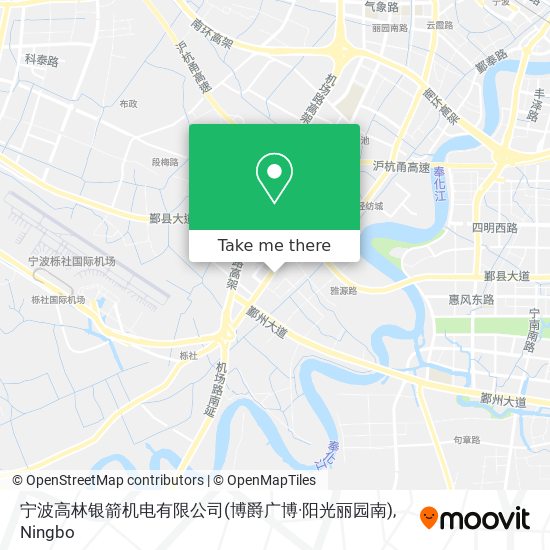 宁波高林银箭机电有限公司(博爵广博·阳光丽园南) map