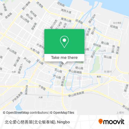 北仑爱心慈善屋(北仑银泰城) map