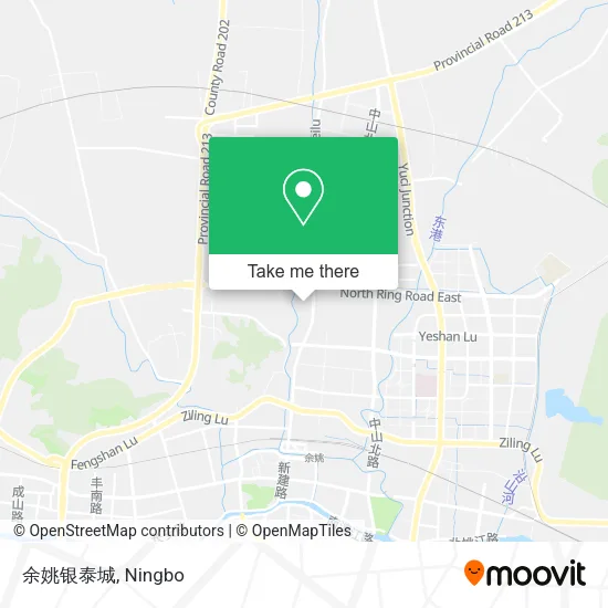 余姚银泰城 map
