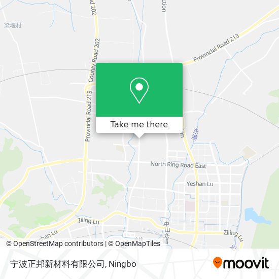 宁波正邦新材料有限公司 map
