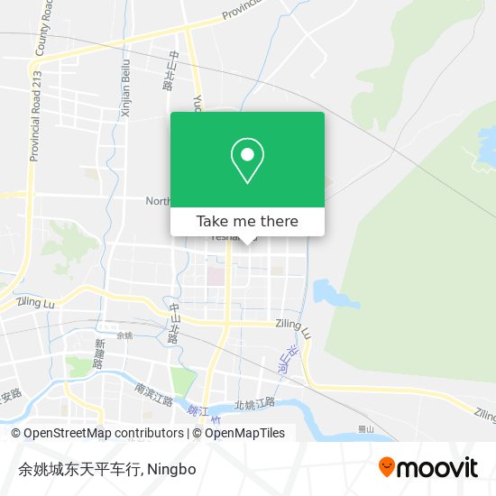 余姚城东天平车行 map