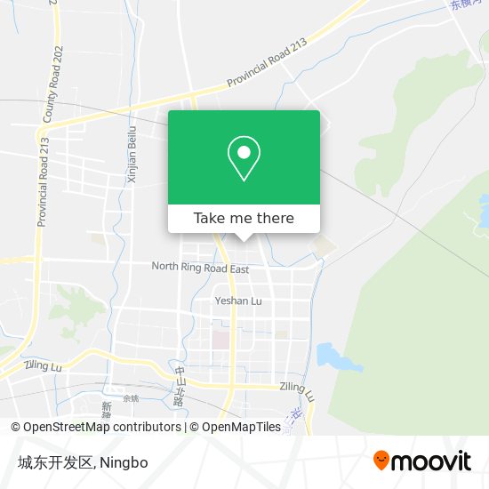城东开发区 map