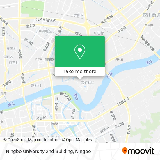 Ningbo University 2nd Building map