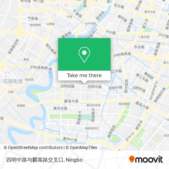 四明中路与麟寓路交叉口 map