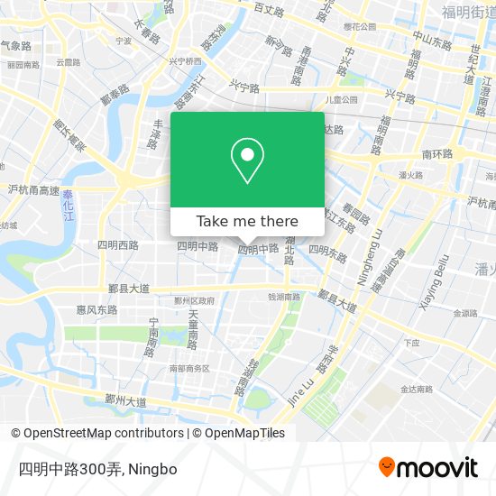 四明中路300弄 map