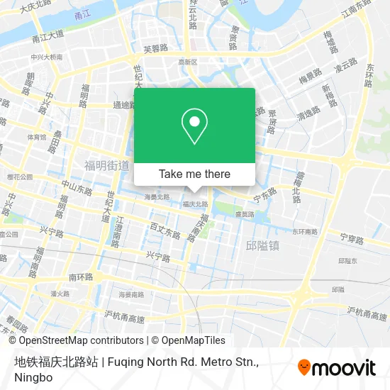 地铁福庆北路站 | Fuqing North Rd. Metro Stn. map