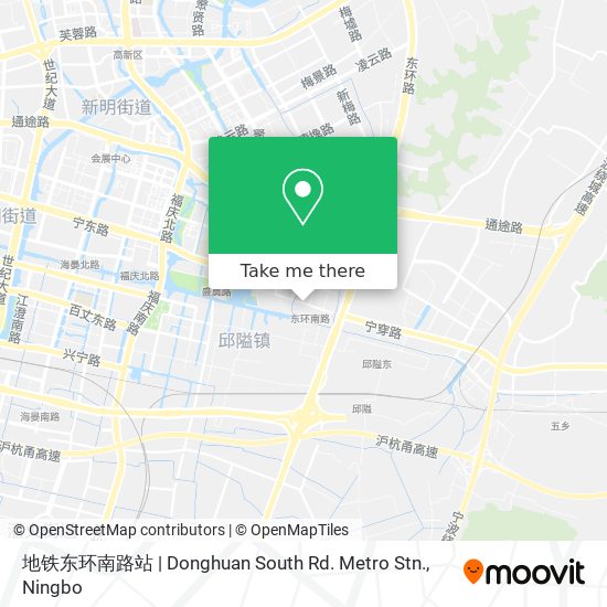 地铁东环南路站 | Donghuan South Rd. Metro Stn. map