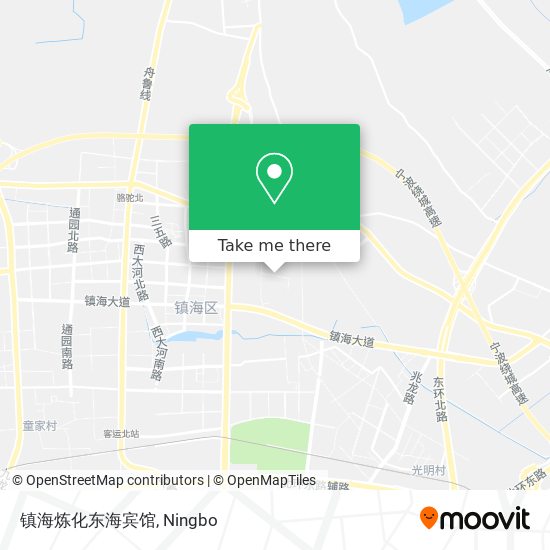 镇海炼化东海宾馆 map