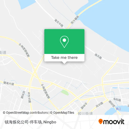 镇海炼化公司-停车场 map