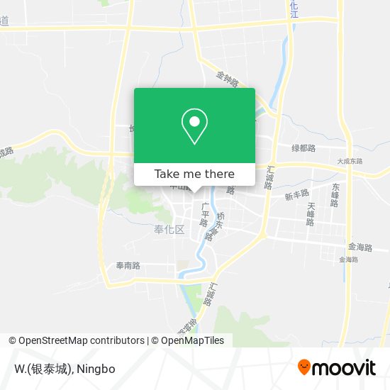 W.(银泰城) map