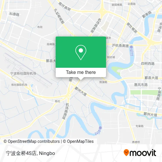 宁波金桥4S店 map
