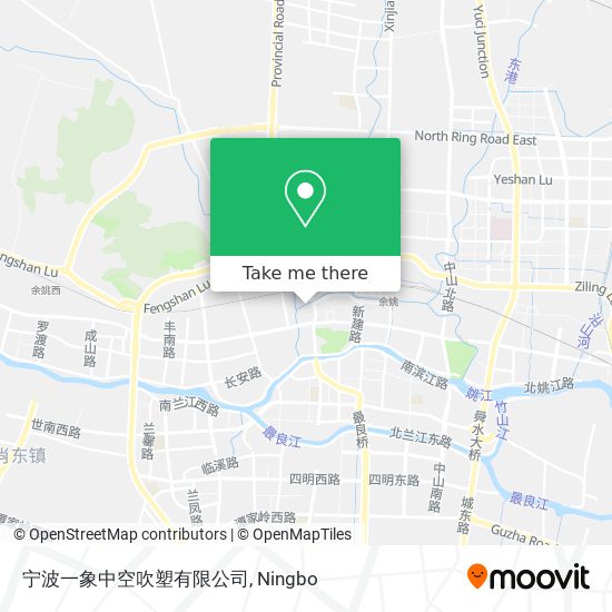宁波一象中空吹塑有限公司 map