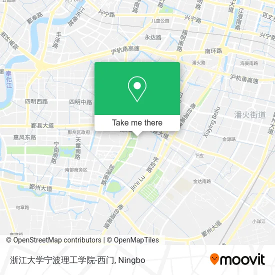 浙江大学宁波理工学院-西门 map