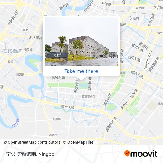 宁波博物馆南 map