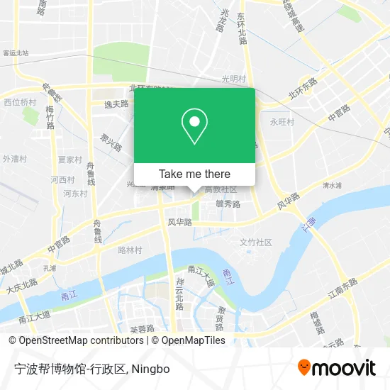 宁波帮博物馆-行政区 map