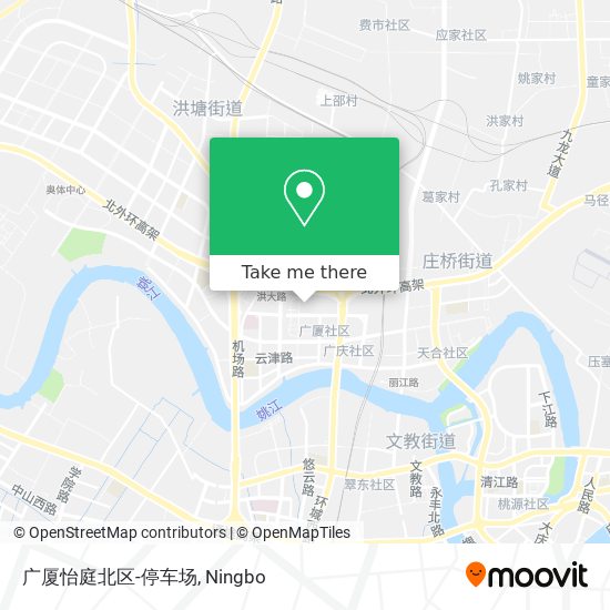 广厦怡庭北区-停车场 map