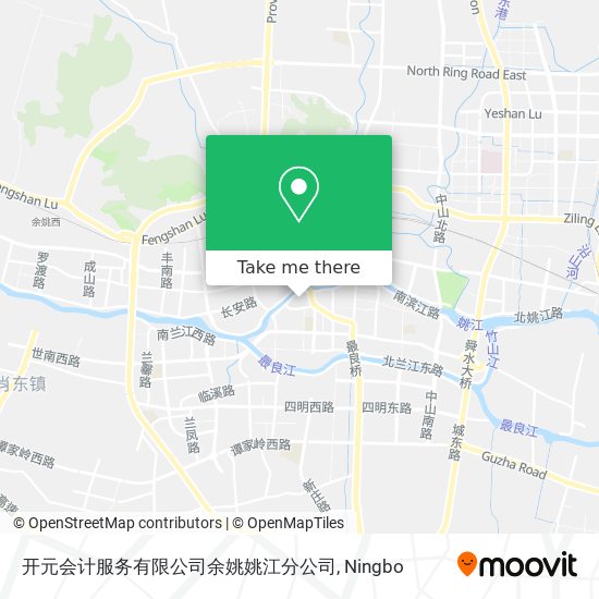 开元会计服务有限公司余姚姚江分公司 map