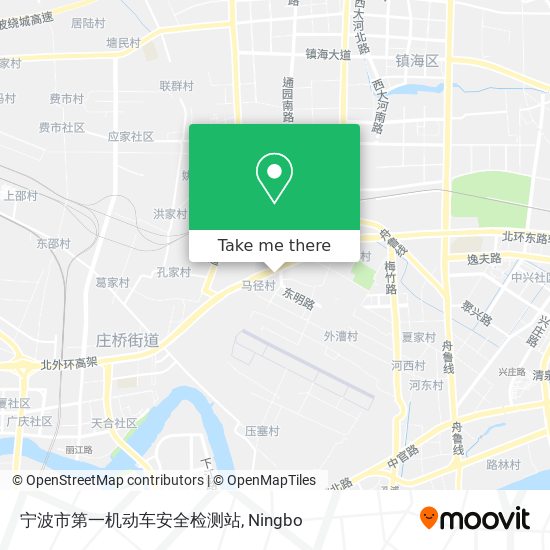 宁波市第一机动车安全检测站 map