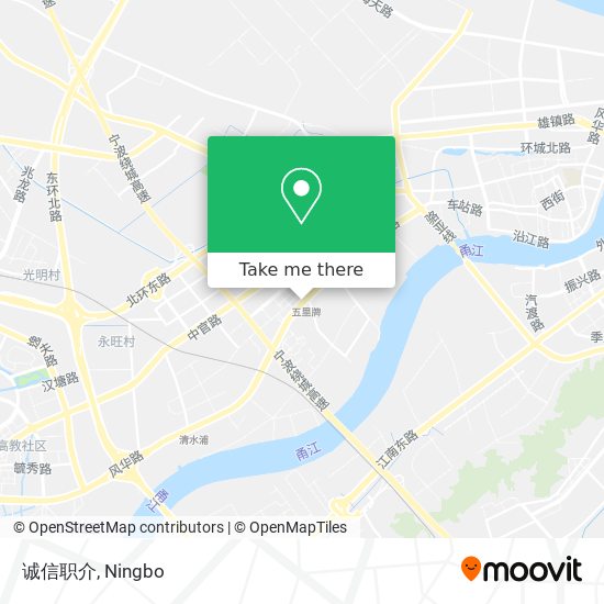 诚信职介 map