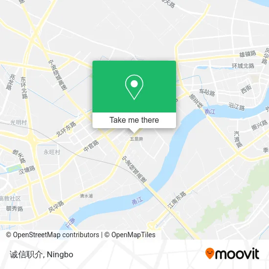 诚信职介 map