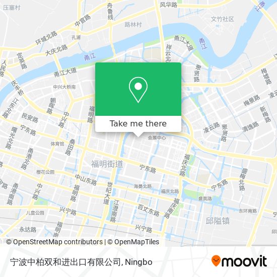 宁波中柏双和进出口有限公司 map