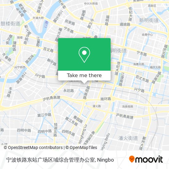 宁波铁路东站广场区域综合管理办公室 map
