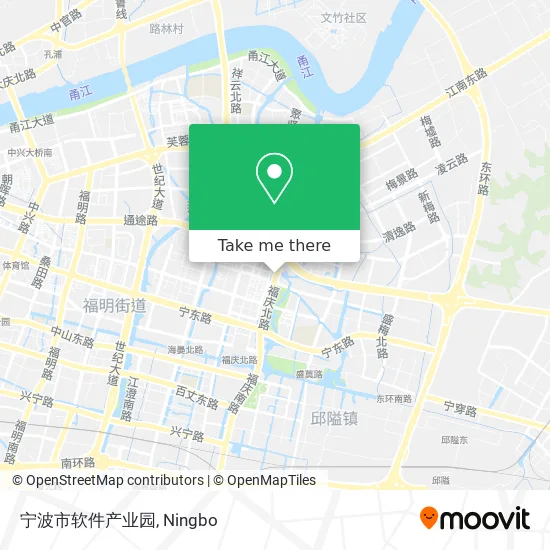 宁波市软件产业园 map