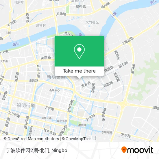 宁波软件园2期-北门 map