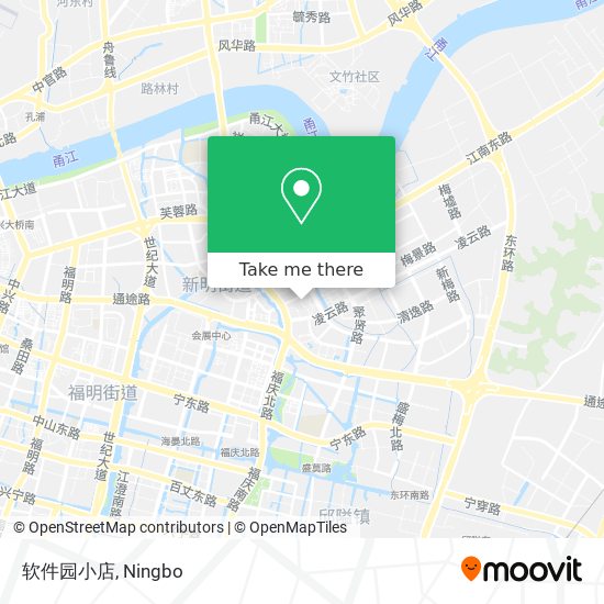 软件园小店 map