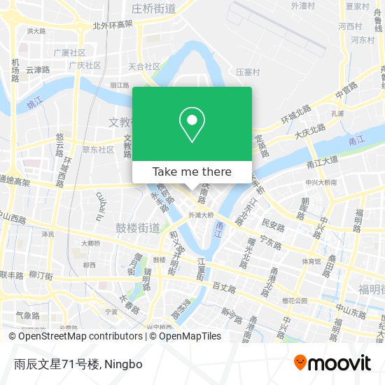 雨辰文星71号楼 map