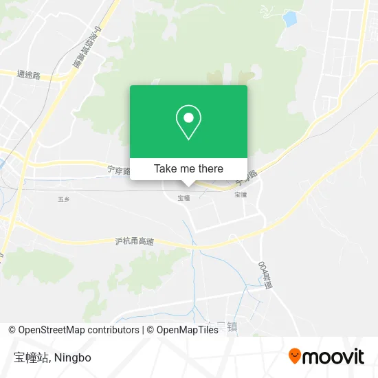 宝幢站 map