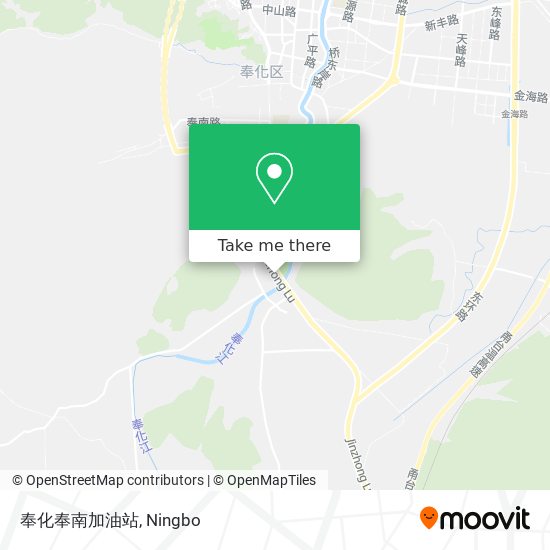 奉化奉南加油站 map