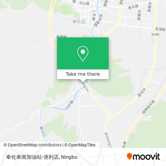 奉化奉南加油站-便利店 map