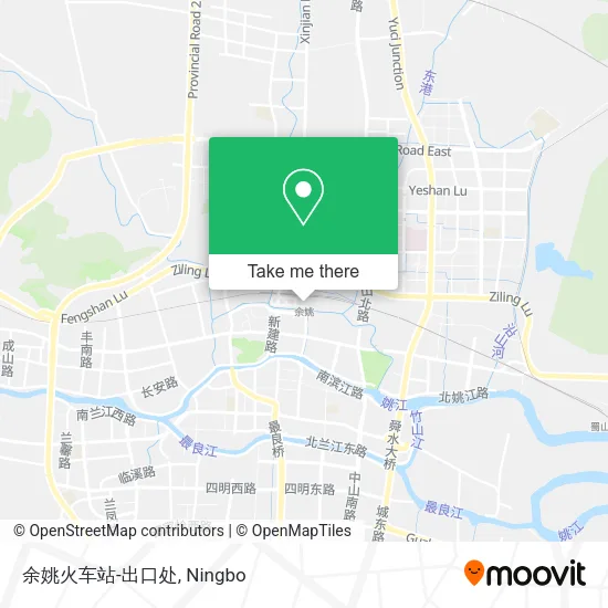 余姚火车站-出口处 map