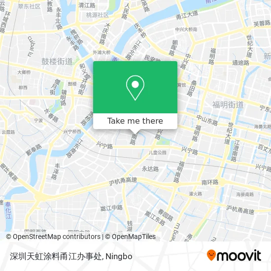 深圳天虹涂料甬江办事处 map
