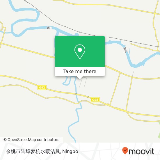 余姚市陆埠梦杭水暖洁具 map