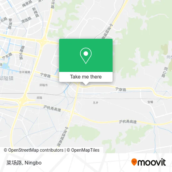 菜场路 map