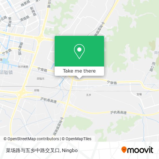 菜场路与五乡中路交叉口 map