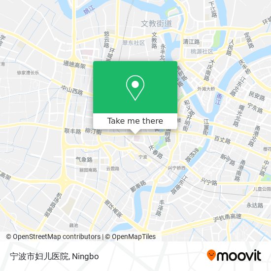 宁波市妇儿医院 map