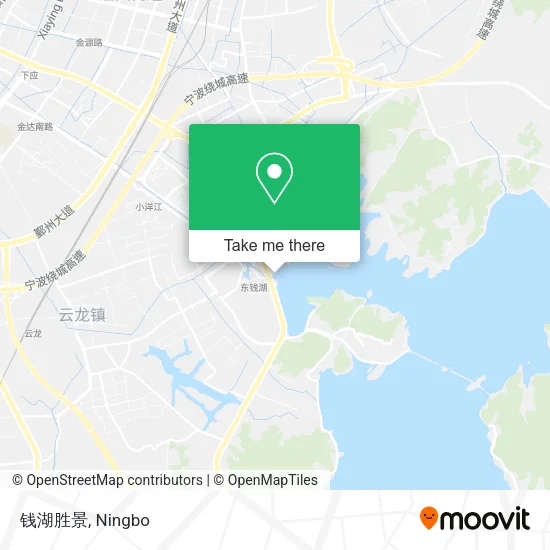 钱湖胜景 map