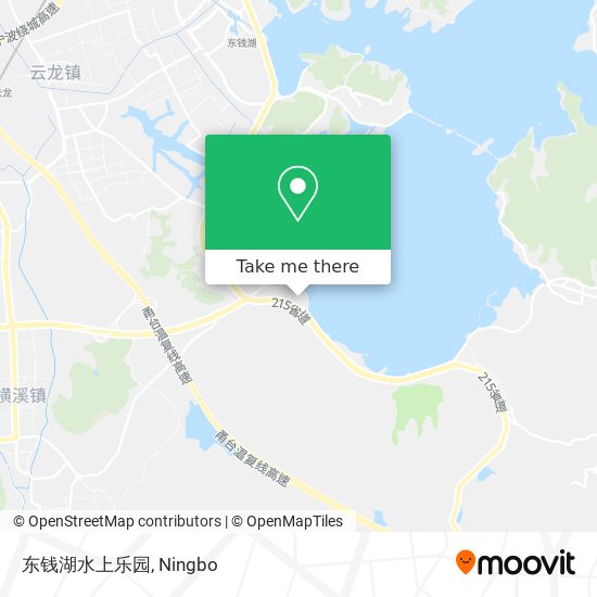 东钱湖水上乐园 map