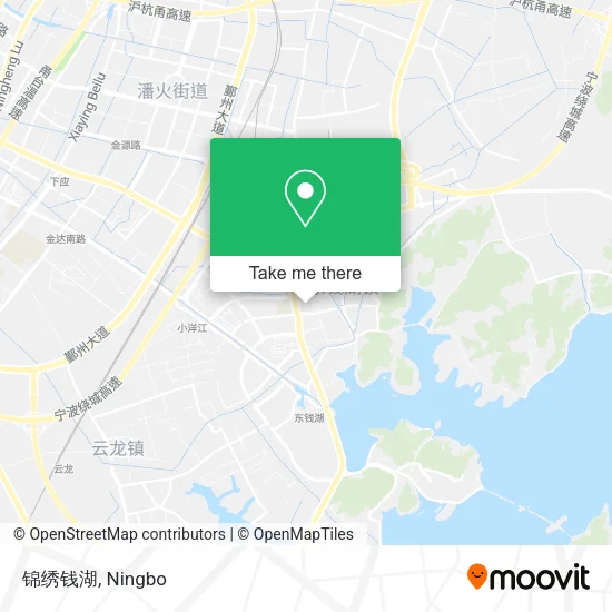 锦绣钱湖 map
