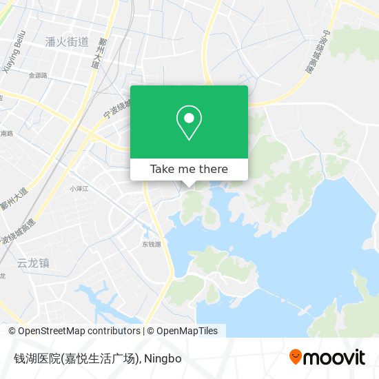 钱湖医院(嘉悦生活广场) map