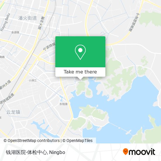 钱湖医院-体检中心 map