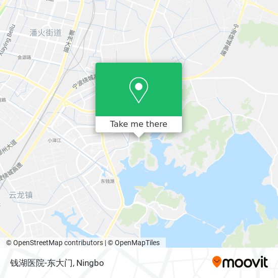 钱湖医院-东大门 map