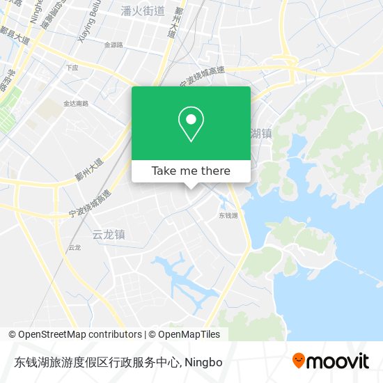 东钱湖旅游度假区行政服务中心 map
