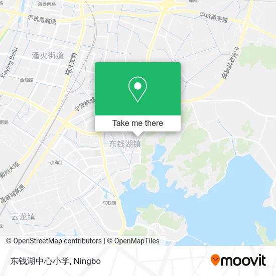 东钱湖中心小学 map