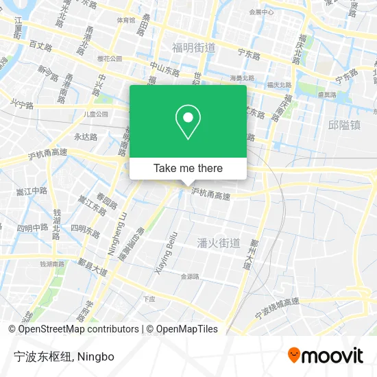 宁波东枢纽 map
