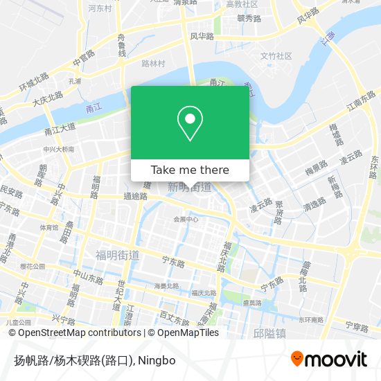 扬帆路/杨木碶路(路口) map
