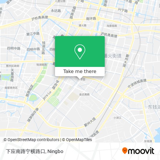 下应南路宁横路口 map
